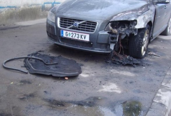 Incendiu la CET: a ars un autoturism
